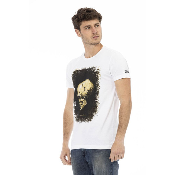 White Cotton Men's T-Shirt TR-22799 White Cotton Men's T-Shirt TR-22799