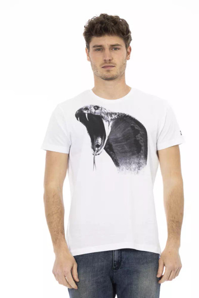 White Cotton Men's T-Shirt TR-22792 White Cotton Men's T-Shirt TR-22792