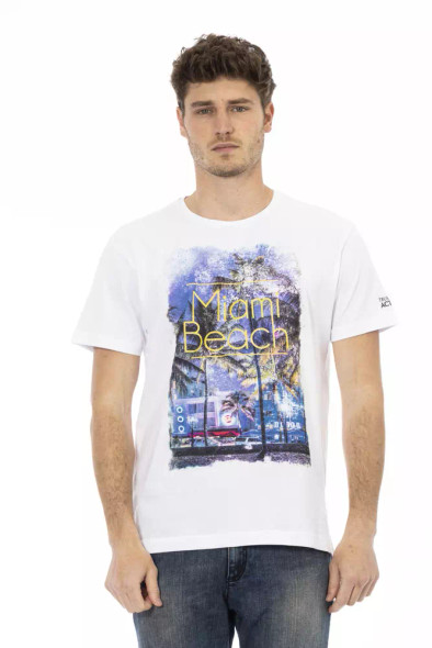 White Cotton Men T-Shirt TR-22776 White Cotton Men T-Shirt TR-22776