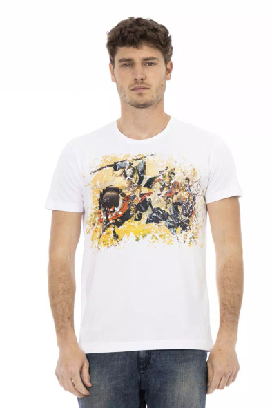 White Cotton Men T-Shirt TR-22703 White Cotton Men T-Shirt TR-22703