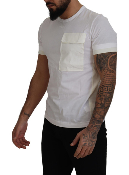 White Flap Pocket Short Sleeves T-shirt White Flap Pocket Short Sleeves T-shirt