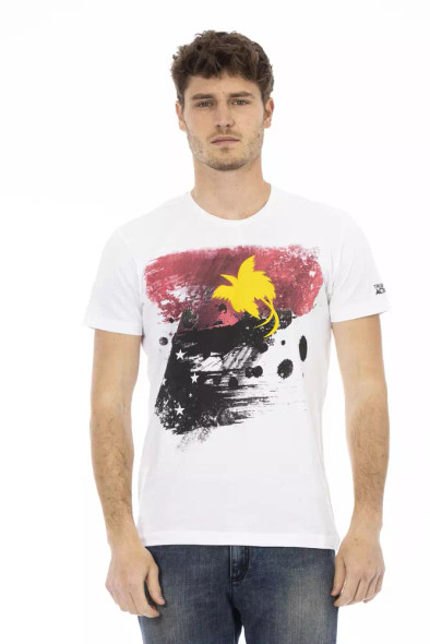 White Cotton Men T-Shirt TR-22719 White Cotton Men T-Shirt TR-22719