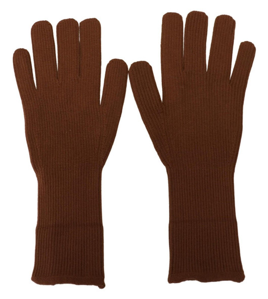 Brown Cashmere Knitted Hands Mitten Mens Gloves Brown Cashmere Knitted Hands Mitten Mens Gloves