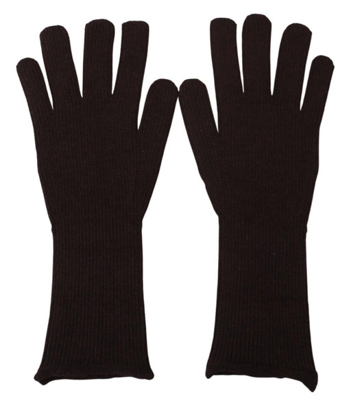 Brown Cashmere Silk Hands Mitten Mens Gloves Brown Cashmere Silk Hands Mitten Mens Gloves