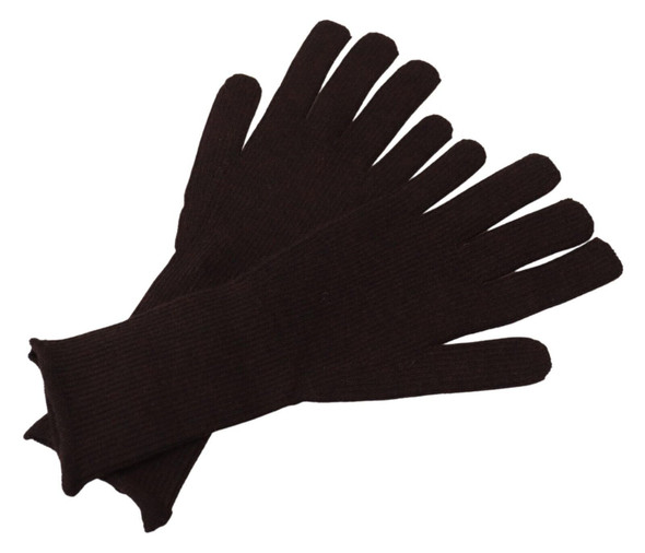 Brown Cashmere Silk Hands Mitten Mens Gloves Brown Cashmere Silk Hands Mitten Mens Gloves