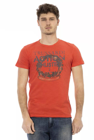 Red Cotton Men T-Shirt TR-22721 Red Cotton Men T-Shirt TR-22721
