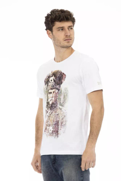 White Cotton Men T-Shirt TR-22688 White Cotton Men T-Shirt TR-22688