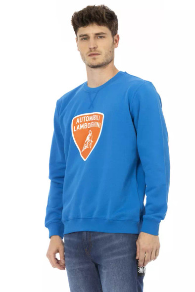 Blue Cotton Men Sweater AU-22631 Blue Cotton Men Sweater AU-22631