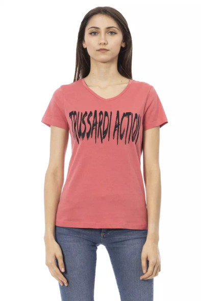 Trussardi Action Multicolor Cotton Women Top Trussardi Action Multicolor Cotton Women Top