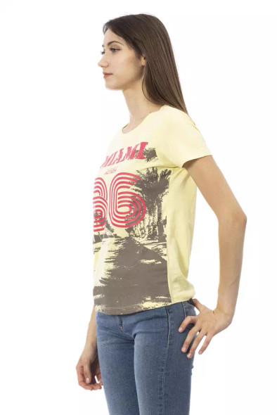 Yellow Cotton Women T-Shirt Yellow Cotton Women T-Shirt
