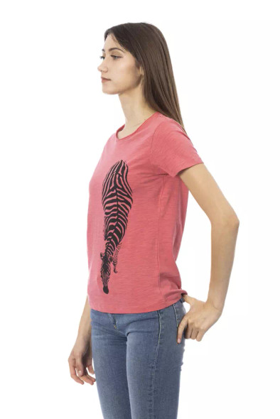 Trussardi Action Multicolor Cotton Women T-Shirt TR-23010 Trussardi Action Multicolor Cotton Women T-Shirt TR-23010