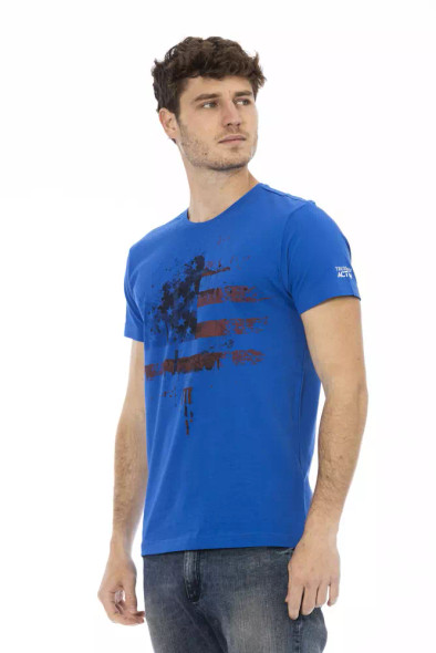 Blue Cotton Men T-Shirt TR-22773 Blue Cotton Men T-Shirt TR-22773