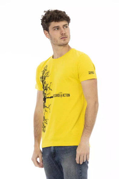 Yellow Cotton Men T-Shirt TR-22717 Yellow Cotton Men T-Shirt TR-22717