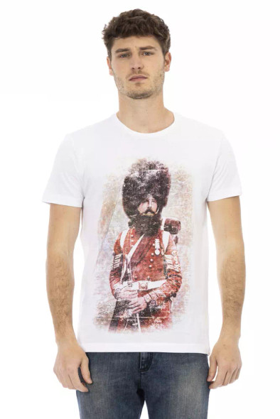 White Cotton Men T-Shirt TR-22684 White Cotton Men T-Shirt TR-22684