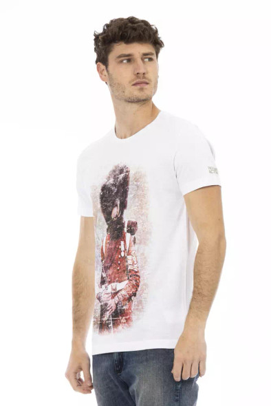 White Cotton Men T-Shirt TR-22684 White Cotton Men T-Shirt TR-22684