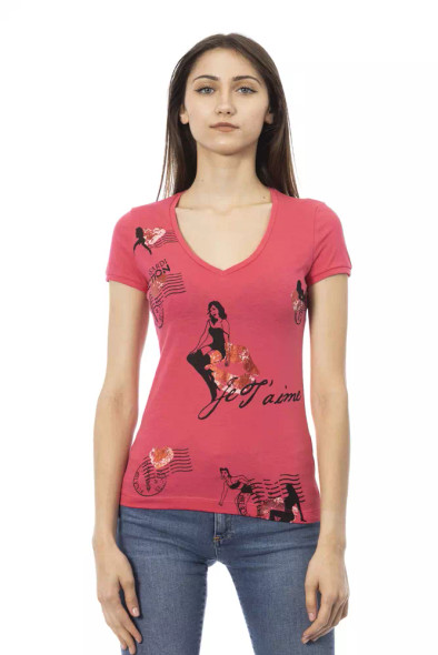 Multicolor Cotton Women T-Shirt TR-23080 Multicolor Cotton Women T-Shirt TR-23080