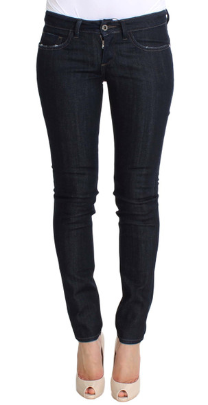 Blue Cotton Stretch Slim Fit Jeans Blue Cotton Stretch Slim Fit Jeans