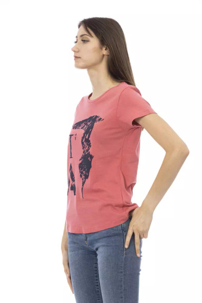 Trussardi Action Multicolor Cotton Women T-Shirt TR-23004 Trussardi Action Multicolor Cotton Women T-Shirt TR-23004