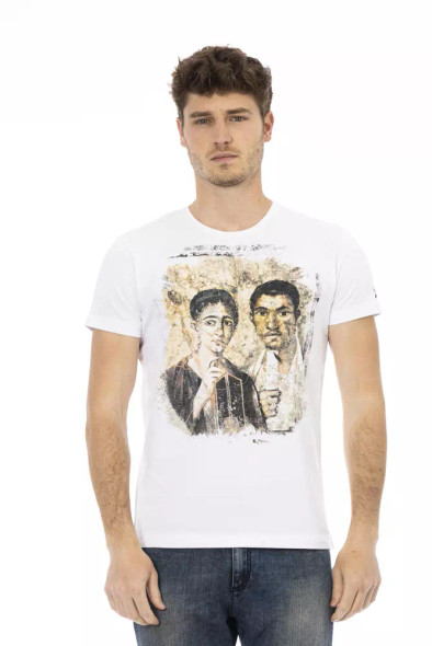 White Cotton Men T-Shirt TR-22814 White Cotton Men T-Shirt TR-22814