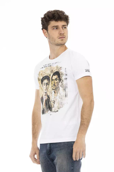 White Cotton Men T-Shirt TR-22814 White Cotton Men T-Shirt TR-22814