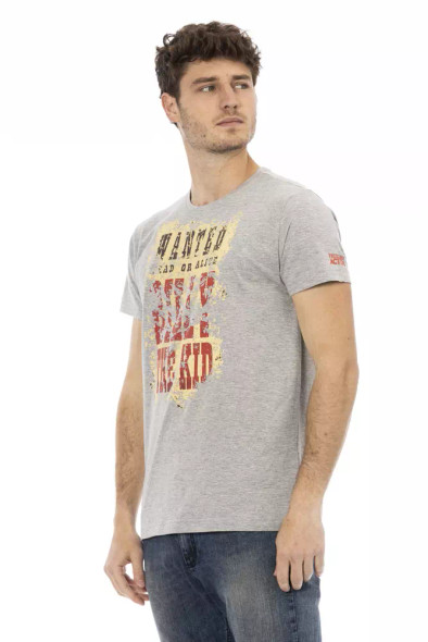 Gray Cotton Men T-Shirt TR-22810 Gray Cotton Men T-Shirt TR-22810