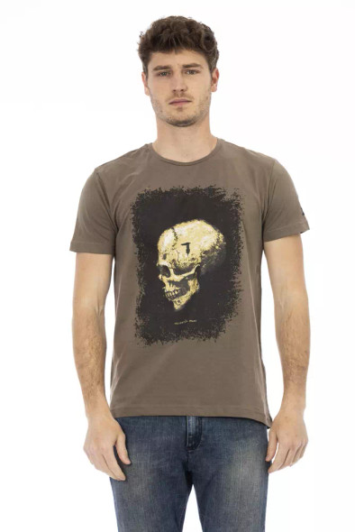 Brown Cotton Men T-Shirt TR-22802 Brown Cotton Men T-Shirt TR-22802