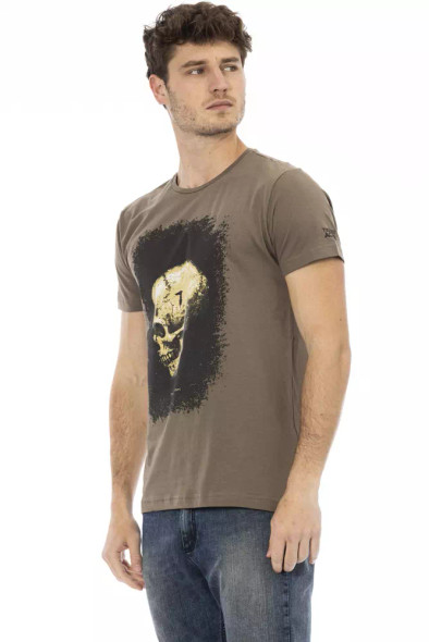 Brown Cotton Men T-Shirt TR-22802 Brown Cotton Men T-Shirt TR-22802