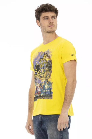Yellow Cotton Men T-Shirt TR-22778 Yellow Cotton Men T-Shirt TR-22778