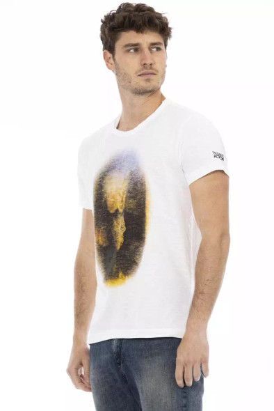 White Cotton Men T-Shirt TR-22738 White Cotton Men T-Shirt TR-22738