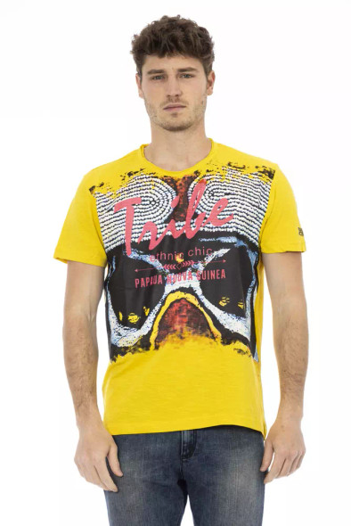 Yellow Cotton Men T-Shirt TR-22733 Yellow Cotton Men T-Shirt TR-22733