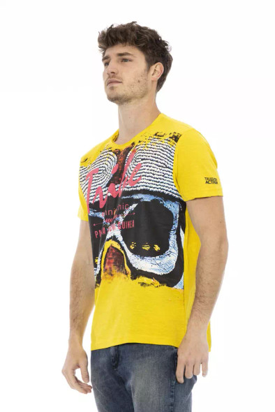 Yellow Cotton Men T-Shirt TR-22733 Yellow Cotton Men T-Shirt TR-22733