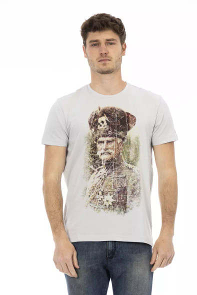 Gray Cotton Men T-Shirt TR-22689 Gray Cotton Men T-Shirt TR-22689