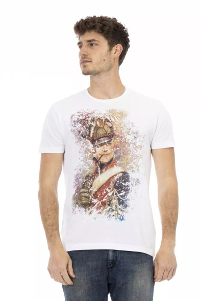 White Cotton Men T-Shirt TR-22692 White Cotton Men T-Shirt TR-22692