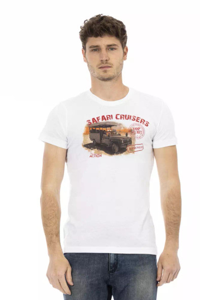 White Cotton Men T-Shirt TR-22671 White Cotton Men T-Shirt TR-22671