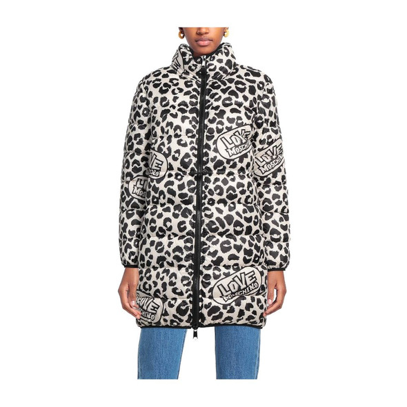 Chic Leopard Print Down Jacket Chic Leopard Print Down Jacket