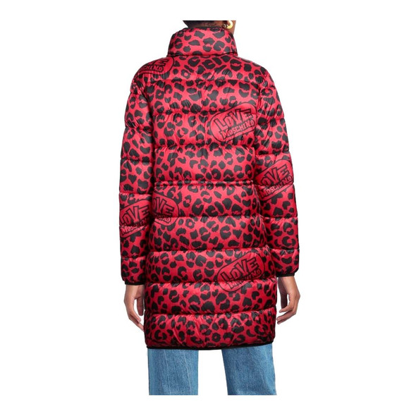Chic Leopard Print Long Down Jacket Chic Leopard Print Long Down Jacket