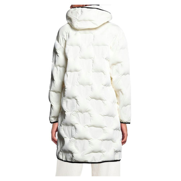 Love Moschino Chic Quilted Heart Long Down Jacket Love Moschino Chic Quilted Heart Long Down Jacket