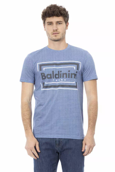 Light Blue Cotton Men T-Shirt BA-23182 Light Blue Cotton Men T-Shirt BA-23182