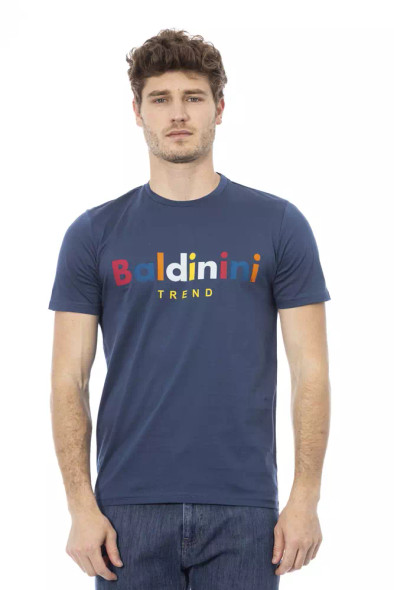 Blue Cotton Men T-Shirt BA-23189 Blue Cotton Men T-Shirt BA-23189