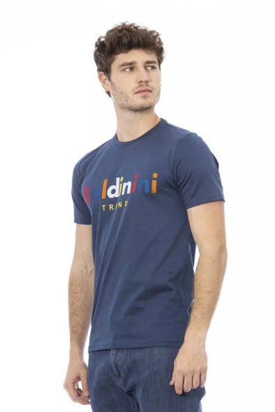 Blue Cotton Men T-Shirt BA-23189 Blue Cotton Men T-Shirt BA-23189