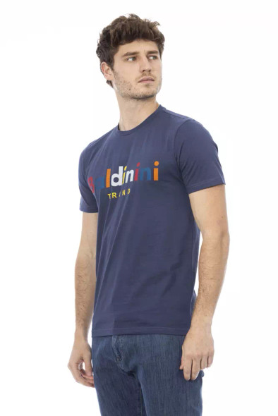 Blue Cotton Men T-Shirt BA-23185 Blue Cotton Men T-Shirt BA-23185