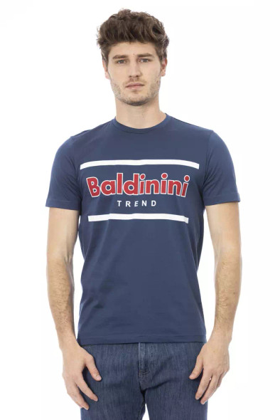 Blue Cotton Men T-Shirt BA-23173 Blue Cotton Men T-Shirt BA-23173