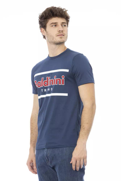 Blue Cotton Men T-Shirt BA-23173 Blue Cotton Men T-Shirt BA-23173