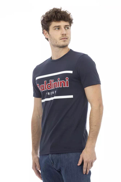 Blue Cotton Men's T-Shirt BA-23168 Blue Cotton Men's T-Shirt BA-23168