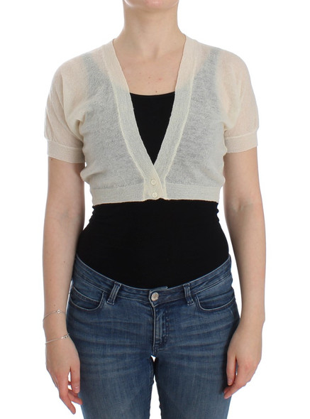 White Wool Cardigan Sweater White Wool Cardigan Sweater