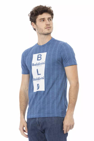 Light Blue Cotton Men T-Shirt BA-23158 Light Blue Cotton Men T-Shirt BA-23158