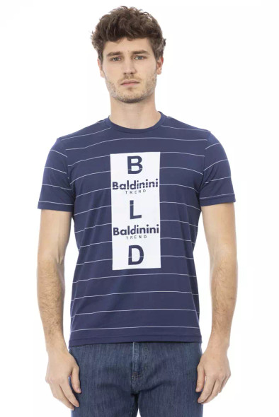 Blue Cotton Men T-Shirt BA-23155 Blue Cotton Men T-Shirt BA-23155