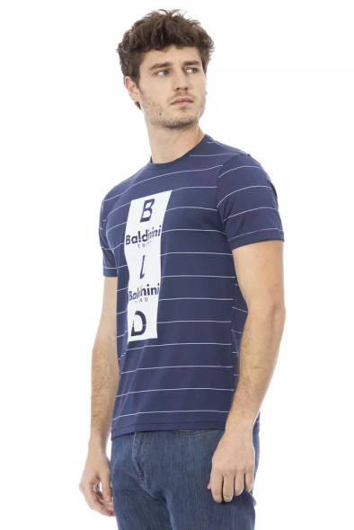 Blue Cotton Men T-Shirt BA-23155 Blue Cotton Men T-Shirt BA-23155