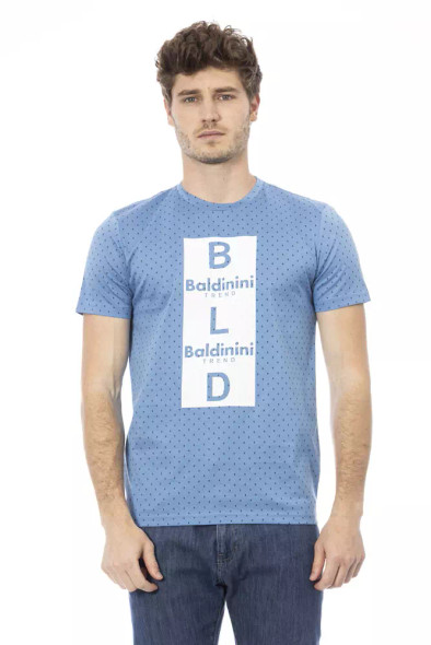 Light Blue Cotton Men T-Shirt BA-23154 Light Blue Cotton Men T-Shirt BA-23154