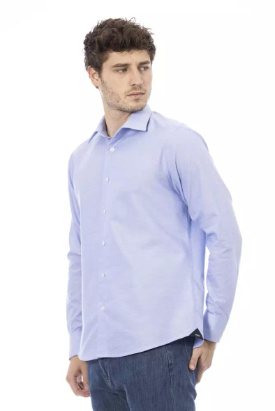Light Blue Cotton Men Shirt BA-23146 Light Blue Cotton Men Shirt BA-23146